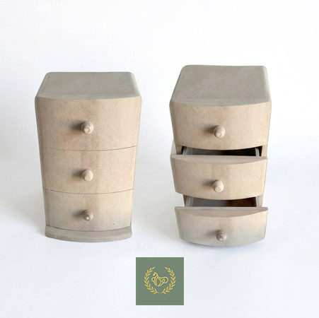 باکس 3 کشو ام دی اف مدل میترا22*15*14 سانتی متر