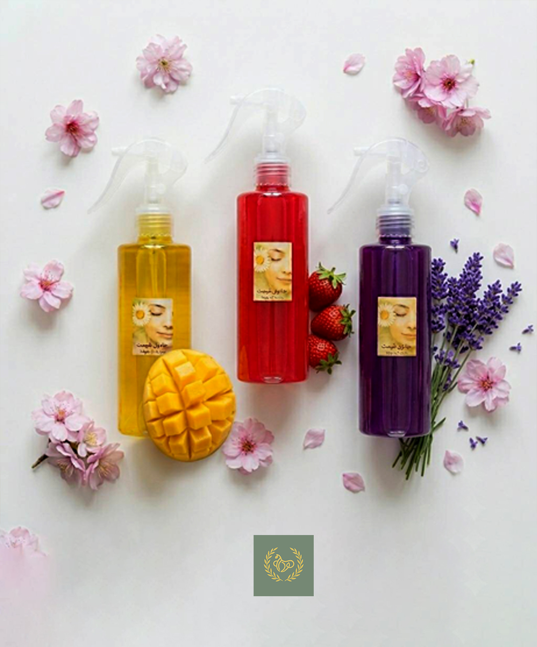 عطر مو گیاهی آبرسان و گره‌گشای مو | ۳ رایحه ۲۵۰ گرمی