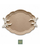 سینی MDF خام مدل دسته پاپیون دار